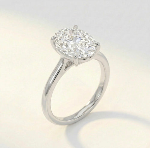 オーバル ソリティア リング/Oval Cut Solitaire Ring