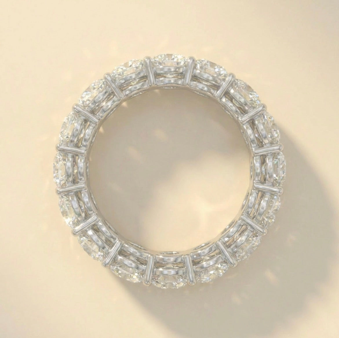 Full eternity ring/0.5ct each Total 7.5ct